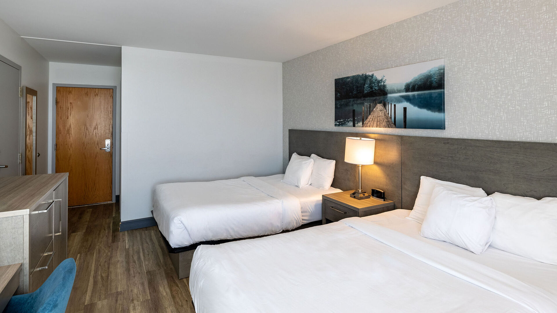 Chambre 2 grands lits (Queen) adaptée